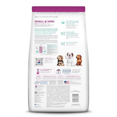 Hill's Science Diet Perfect Weight, Small & Mini Breeds Weight Management Support The Dachshund Zone