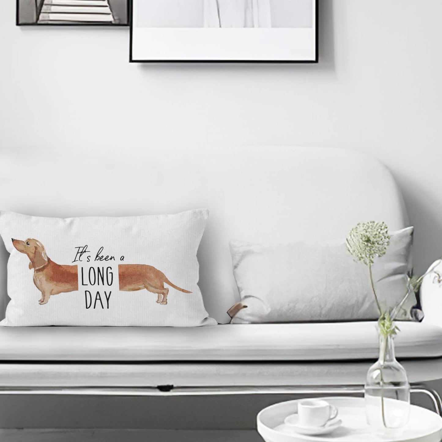 It's Been A Long Day Pet Dog Dachshund Decorative Pillowcase The Dachshund Zone
