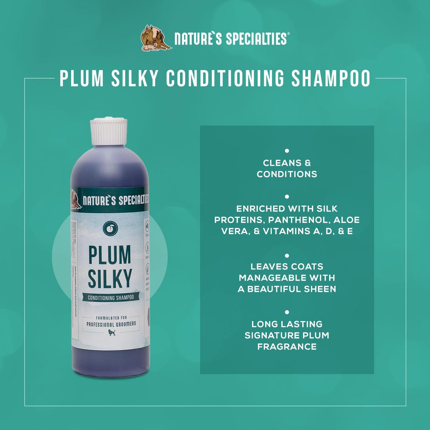 Nature's Specialties Plum Silky Ultra Concentrated Shampoo The Dachshund Zone