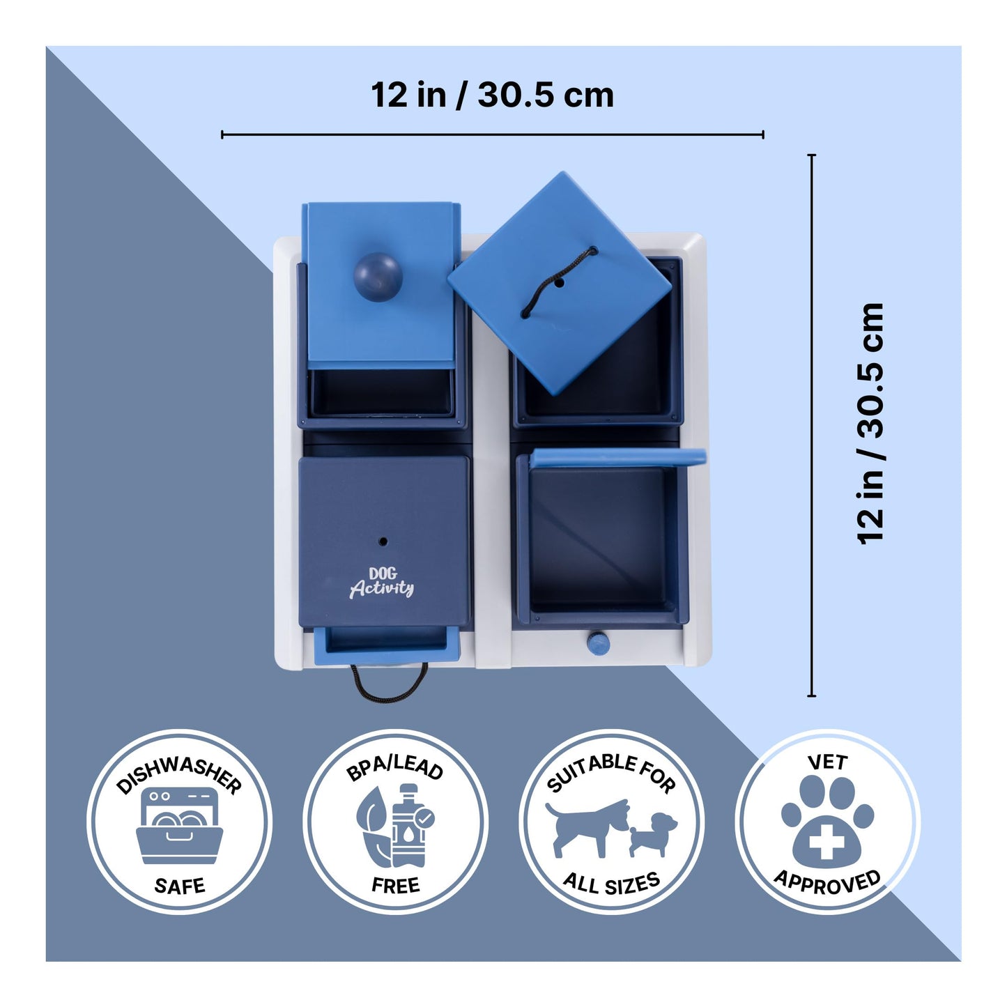 TRIXIE Poker Box 1 Dog Enrichment Toy The Dachshund Zone