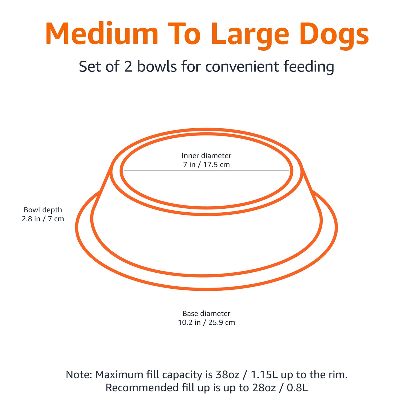 Amazon Basics Stainless Steel Non-Skid Pet Dog Water And Food Bowl The Dachshund Zone