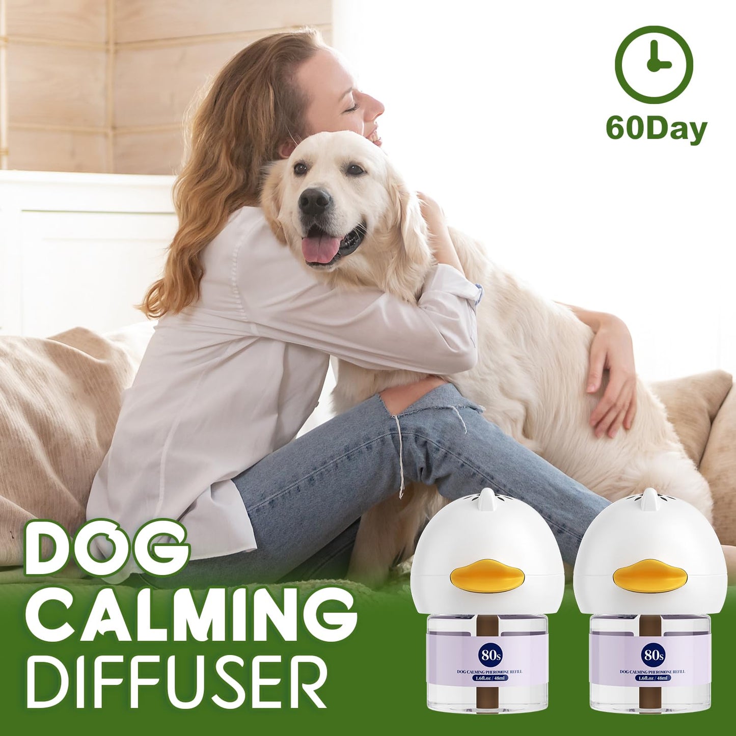 80S Pheromone Diffuser for Dogs, Dog Calming The Dachshund Zone