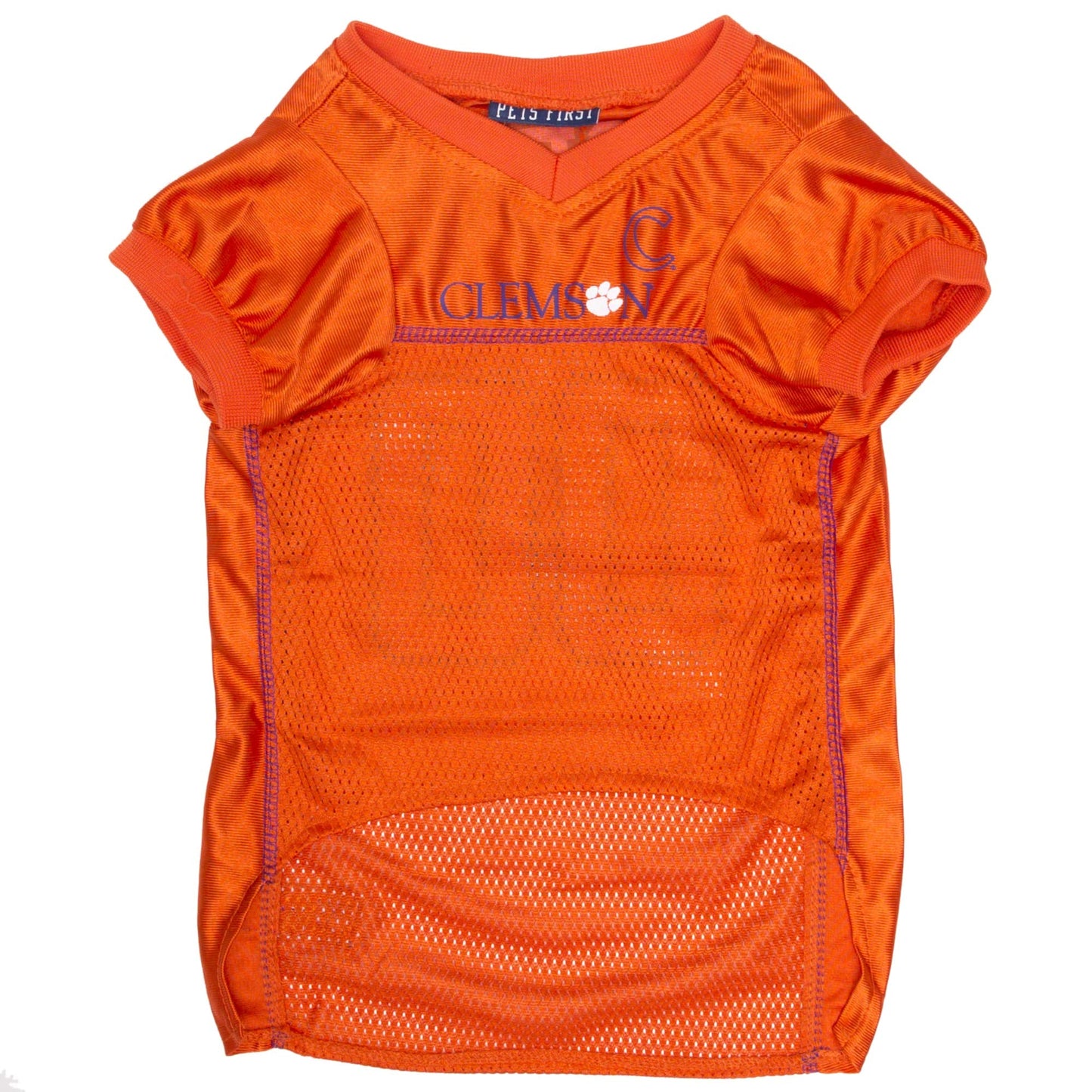 Pets First NCAA College Clemson Tigers Mesh Jersey for DOGS & CATS, X-Small.Licensed Dog Jersey with your Favorite Football/Basketball College Team The Dachshund Zone