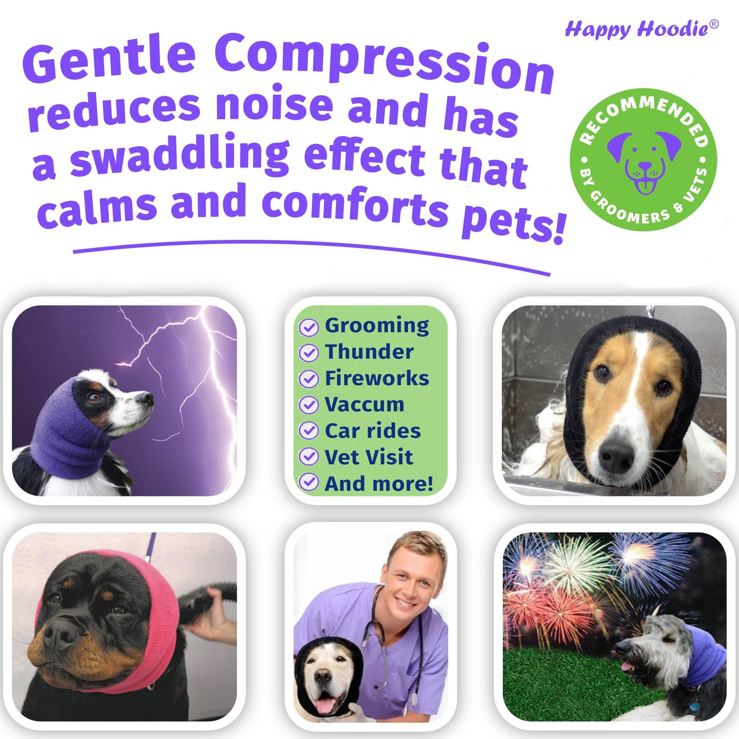 Happy Hoodie The Original Dog & Cat Calming Band The Dachshund Zone