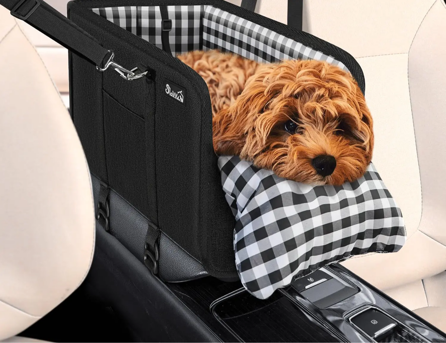 SlowTon Console Dog Car Seat The Dachshund Zone