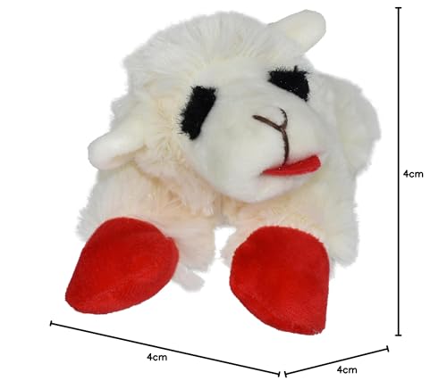 Multipet Lamb Chop Dog Plush Toy - Squeaky Toy for All Dogs - The Dachshund Zone