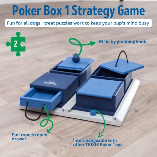 TRIXIE Poker Box 1 Dog Enrichment Toy The Dachshund Zone