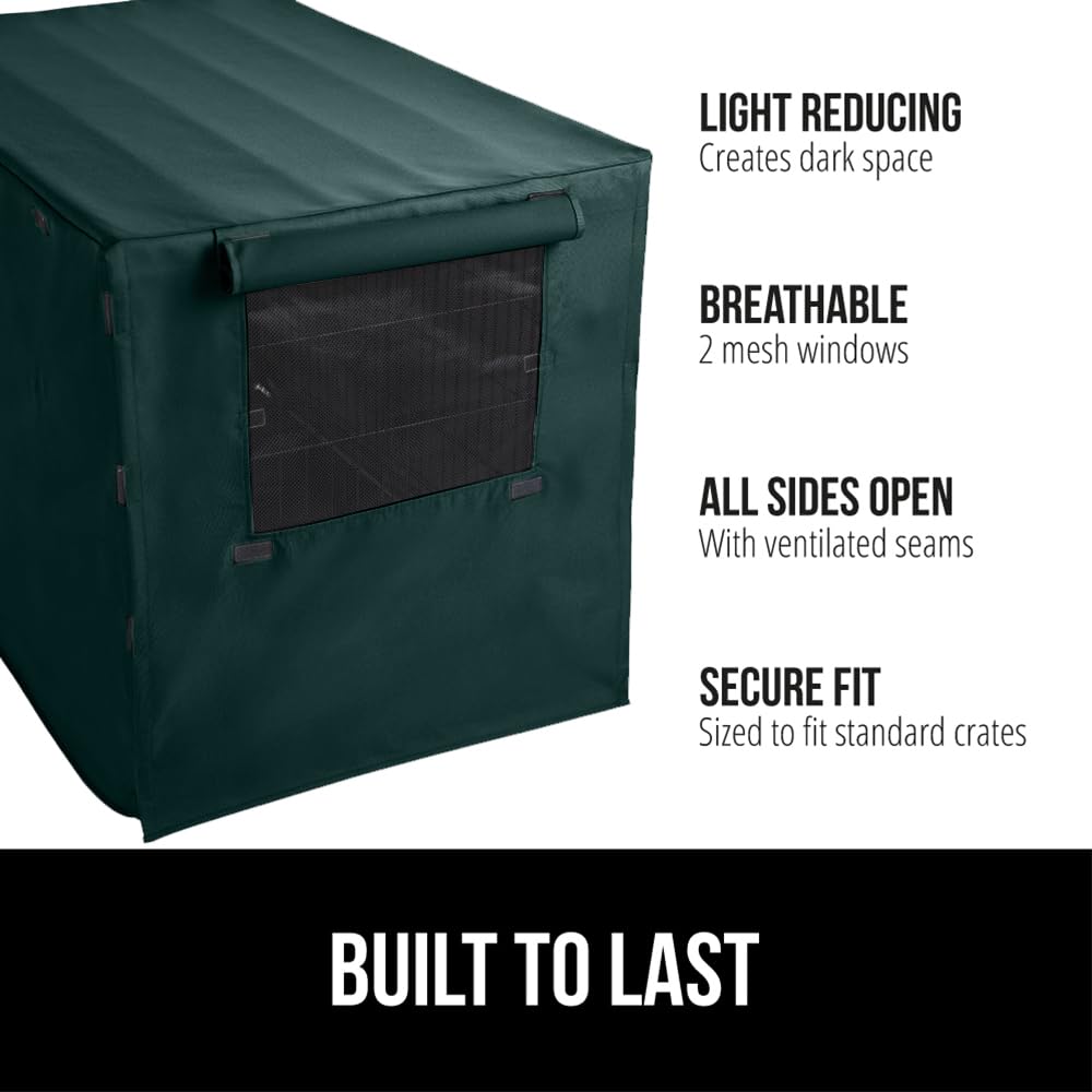 GORILLA GRIP Dog Crate Covers Compatible with Amazon Basics Dog Crates The Dachshund Zone