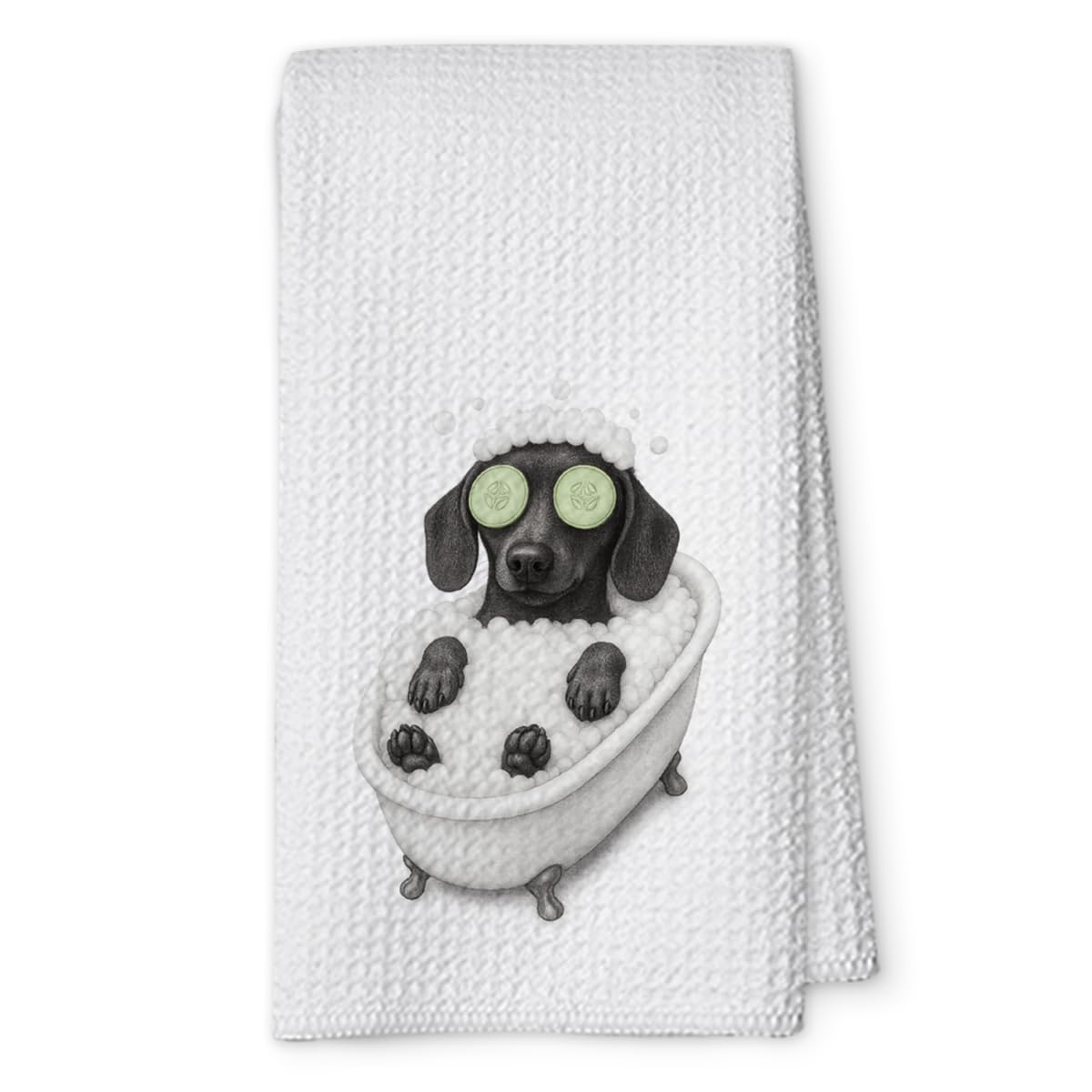 Playful Dachshund Kitchen Towels 1 PCS The Dachshund Zone