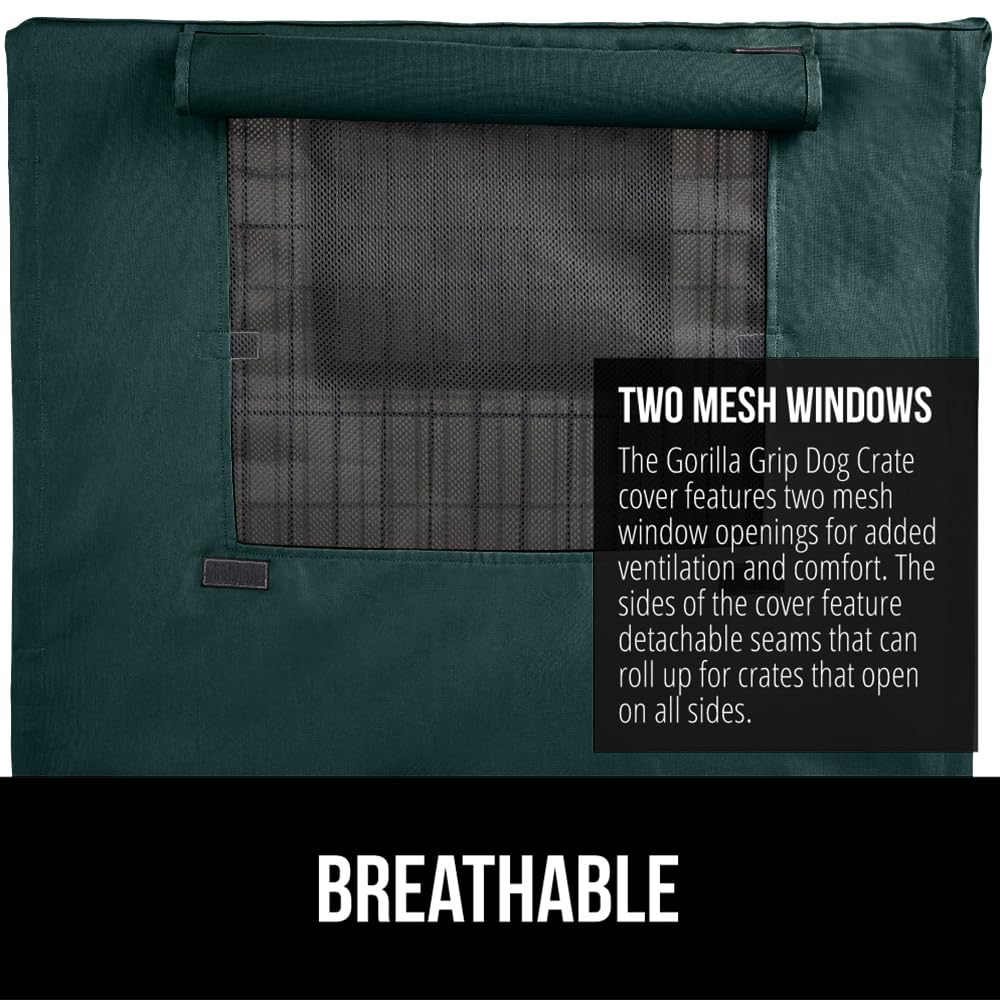 GORILLA GRIP Dog Crate Covers Compatible with Amazon Basics Dog Crates The Dachshund Zone