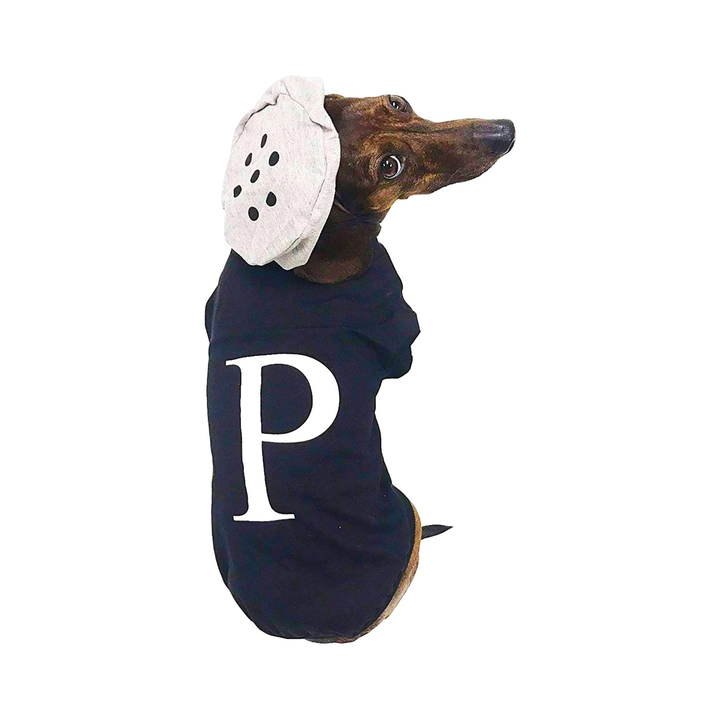 Salt & Pepper Dog Halloween Costume (Pepper, Medium) The Dachshund Zone