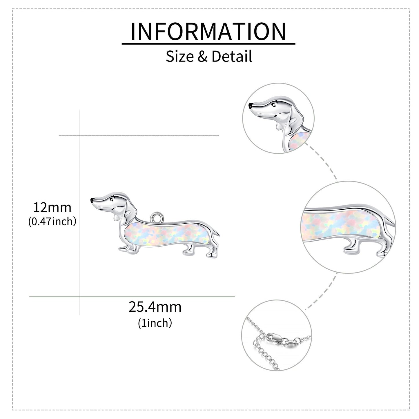 Dachshund Necklace Sterling Silver The Dachshund Zone