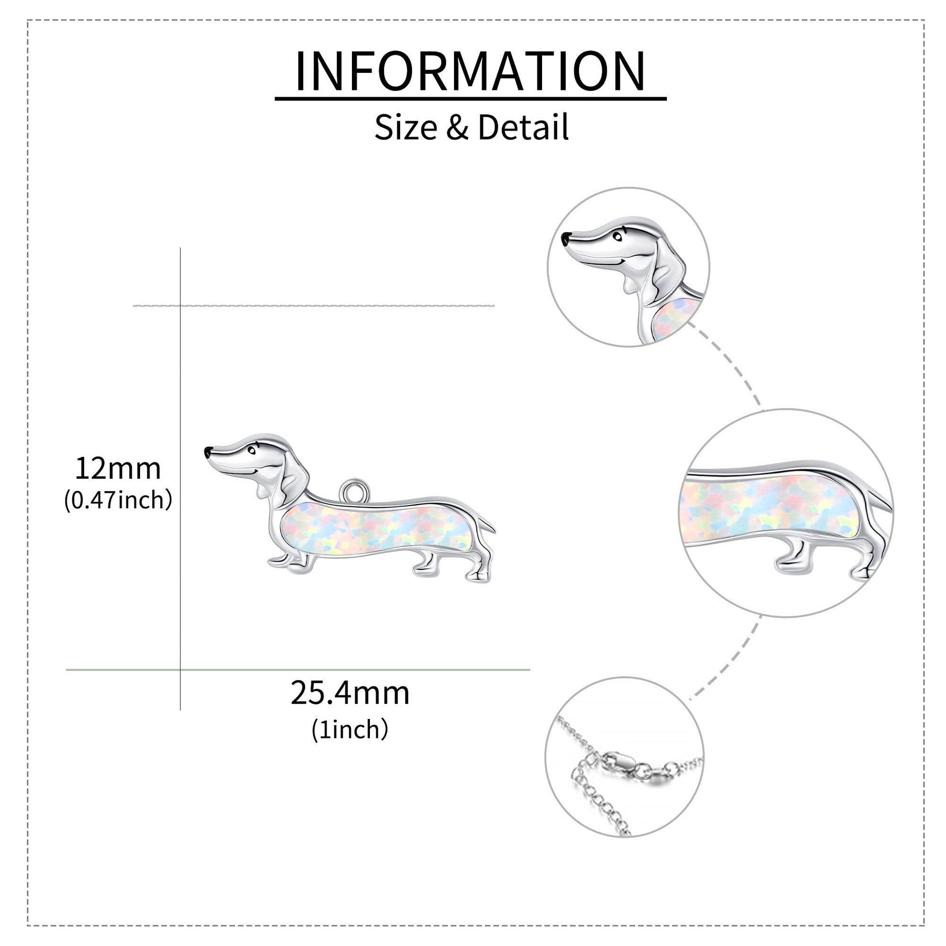 Dachshund Necklace Sterling Silver The Dachshund Zone