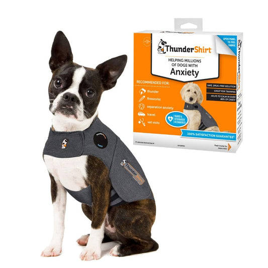 ThunderShirt for Dogs, X Small, Heather Gray Classic - Dog Anxiety Relief Calming Vest The Dachshund Zone