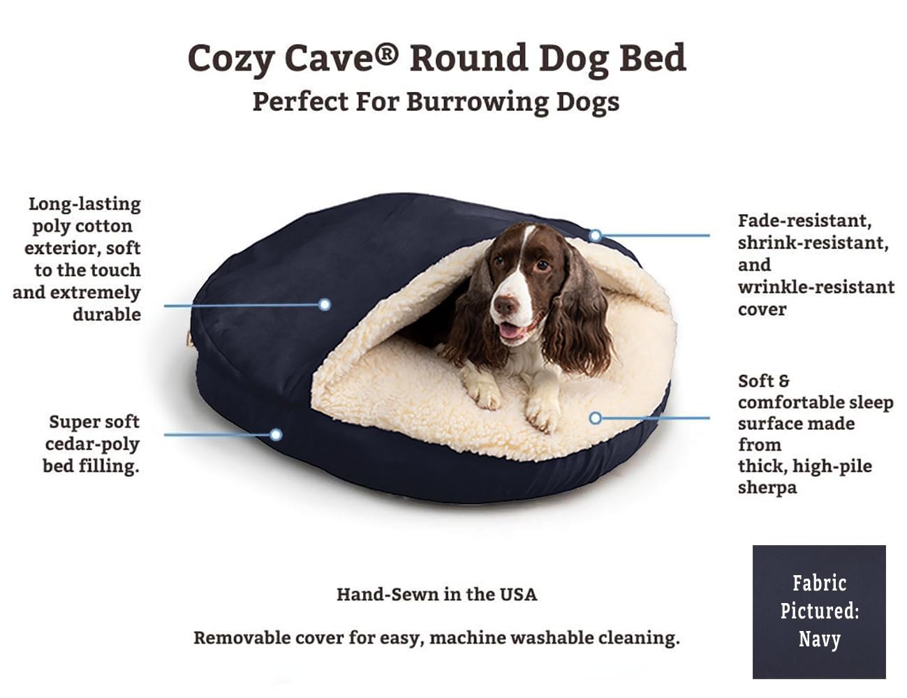 Small Snoozer Cozy Cave, Olive The Dachshund Zone