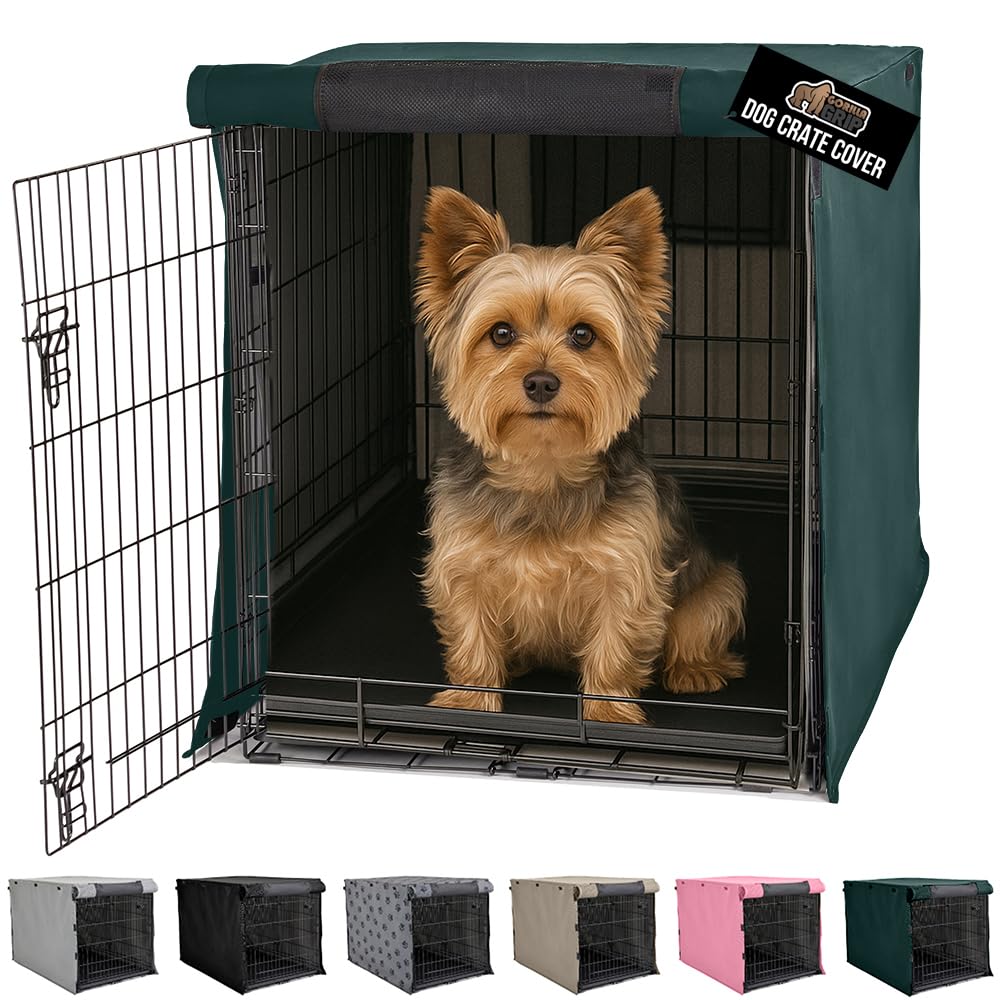 GORILLA GRIP Dog Crate Covers Compatible with Amazon Basics Dog Crates The Dachshund Zone
