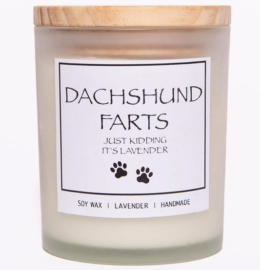 CANDLES-SCENTED Dachshund Decor,Weiner Dog Gifts The Dachshund Zone