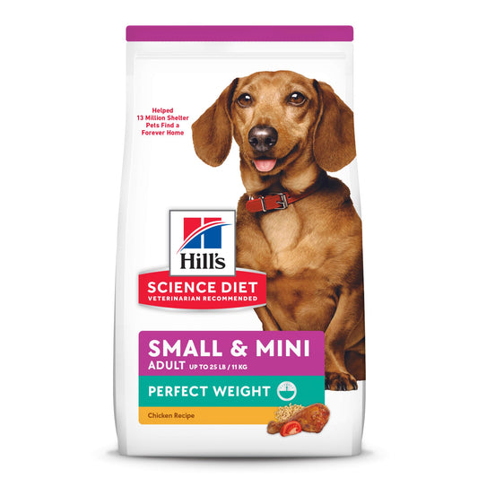 Hill's Science Diet Perfect Weight, Small & Mini Breeds Weight Management Support The Dachshund Zone