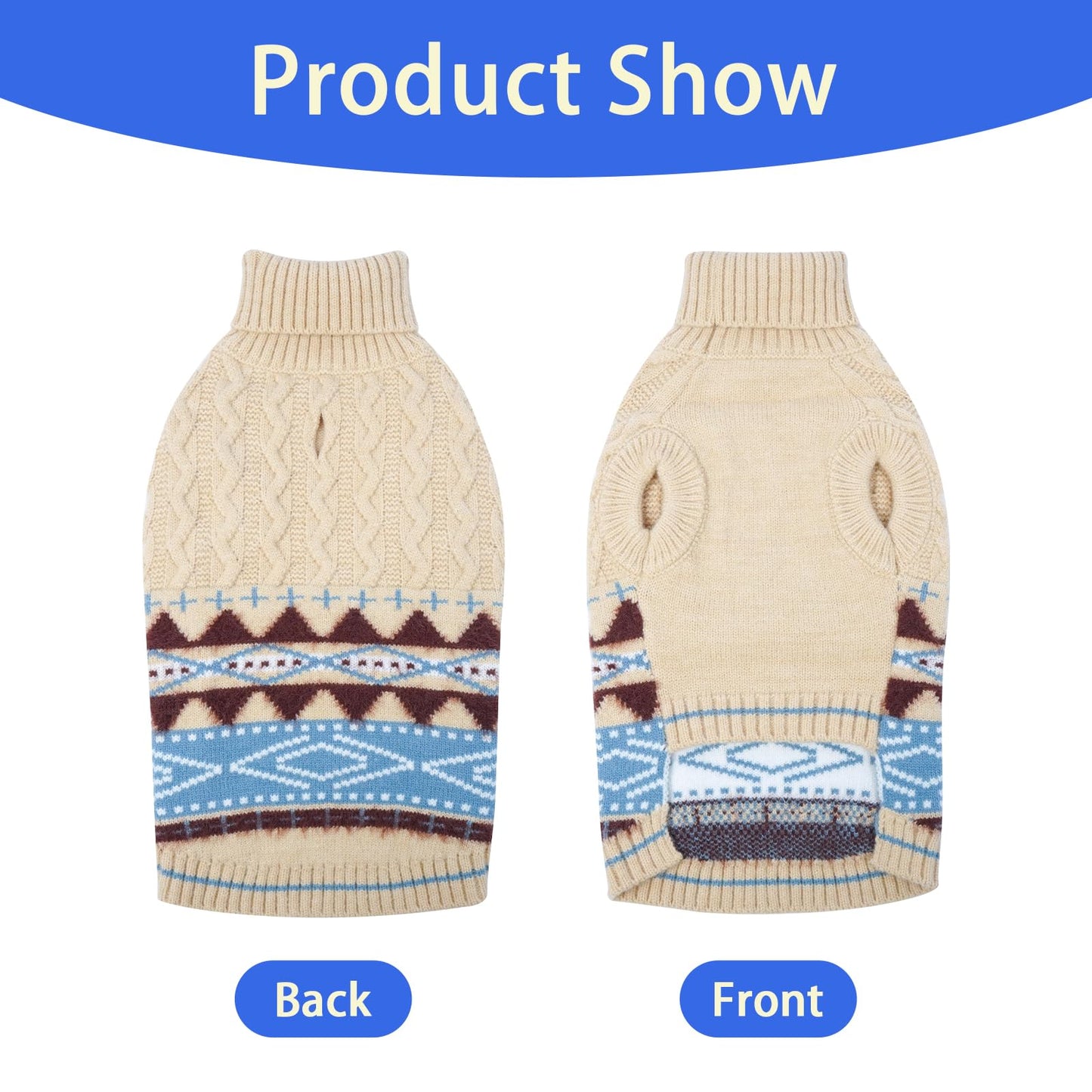 Windproof Dog Sweater Stretchy Medium Dog Sweater for Chilly Day The Dachshund Zone