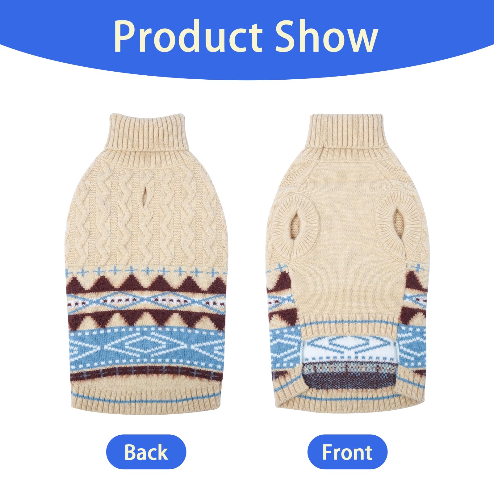 Windproof Dog Sweater Stretchy Medium Dog Sweater for Chilly Day The Dachshund Zone