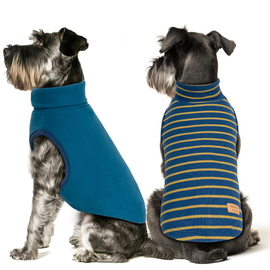 KYEESE 2Pack Dog Sweater Pullover Pet Sweatshirt Stretchy Dogs Clothes Soft Dachshund The Dachshund Zone