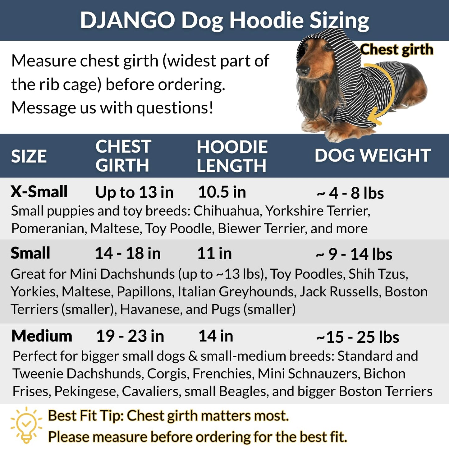 Dog Hoodie – Warm, Lightweight, Soft & Stretchy Dog Sweater The Dachshund Zone