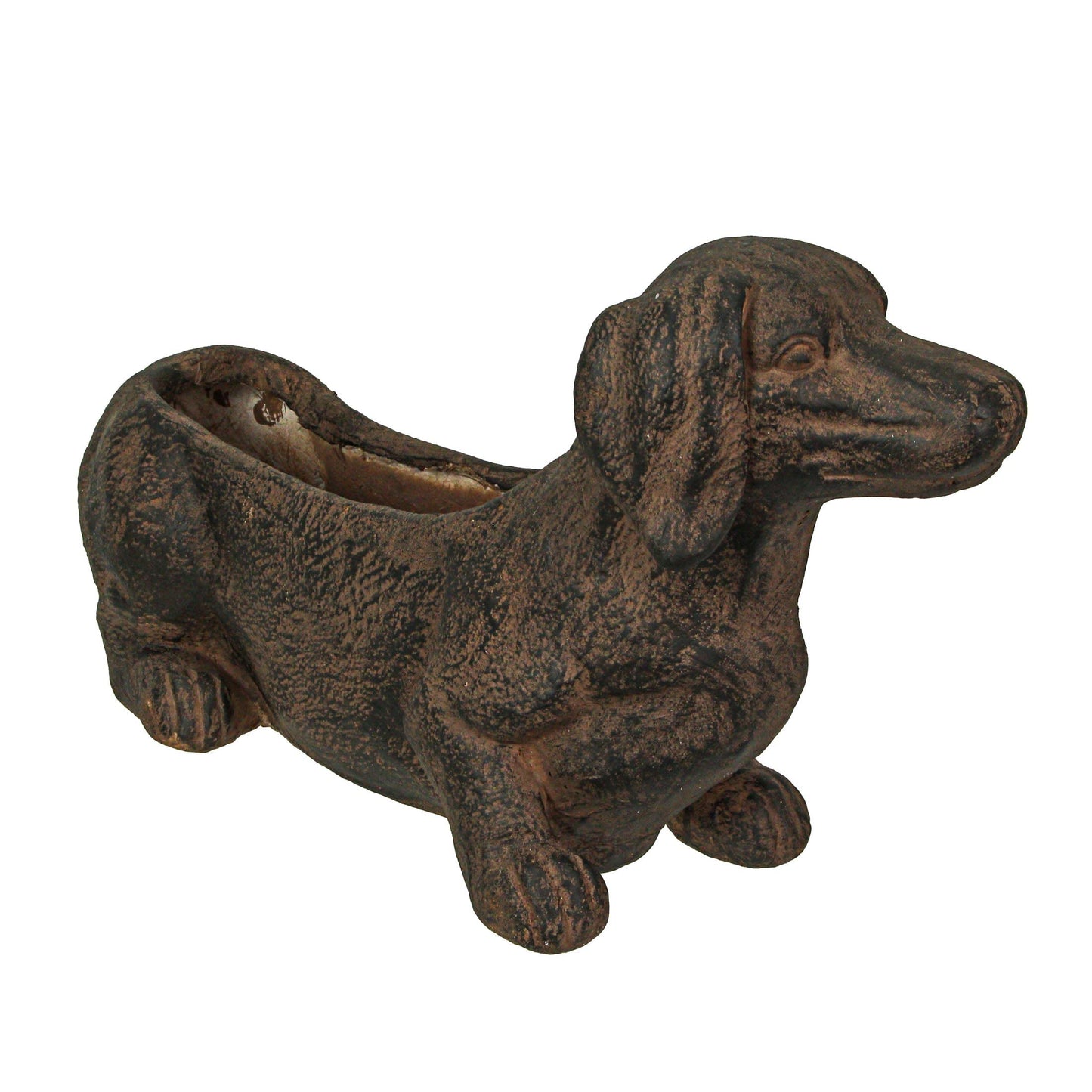 Whimsical Dachshund Dog Resin Planter The Dachshund Zone