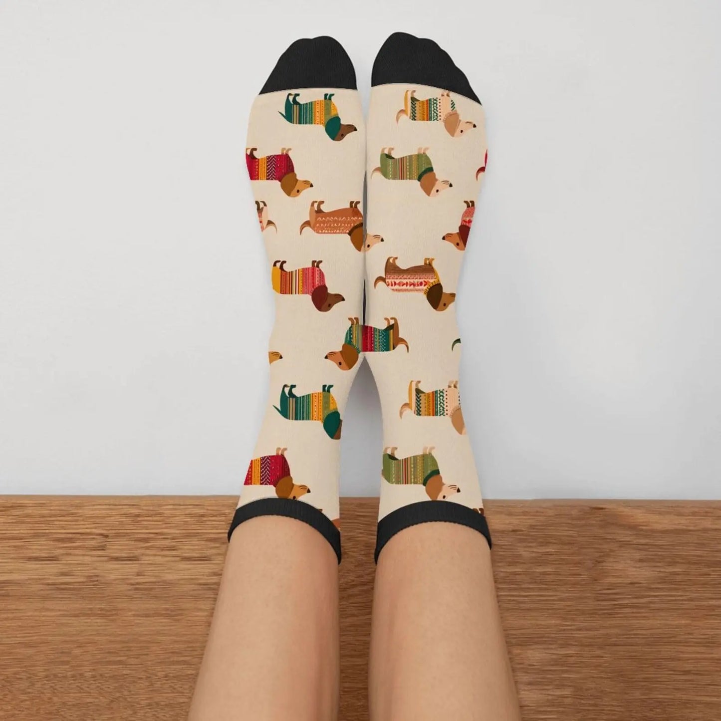 Funny Dachshund Novelty Socks Casual For Women Men Gifts The Dachshund Zone