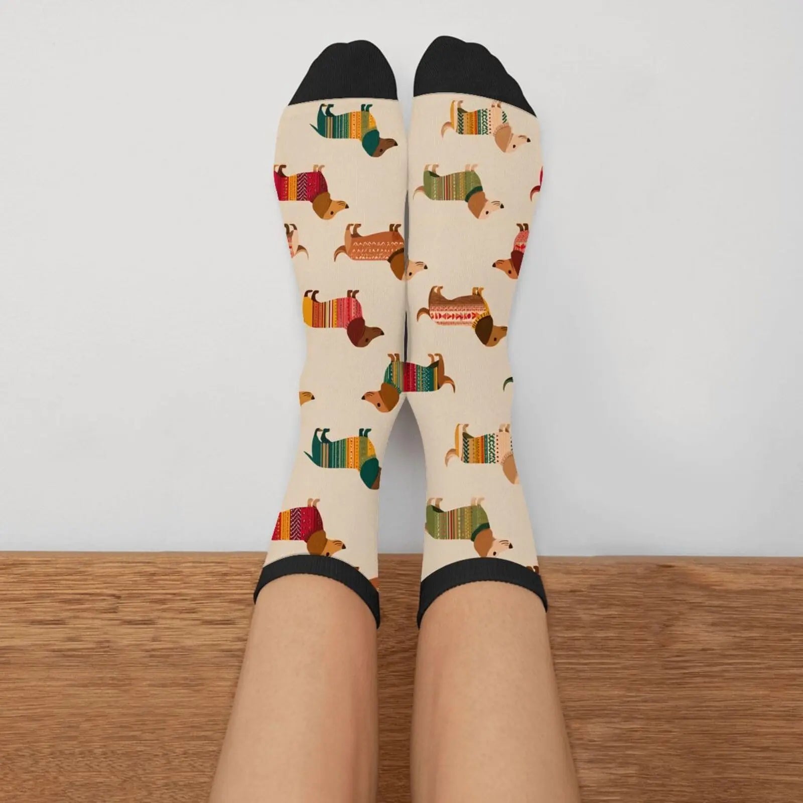 Funny Dachshund Novelty Socks Casual For Women Men Gifts The Dachshund Zone