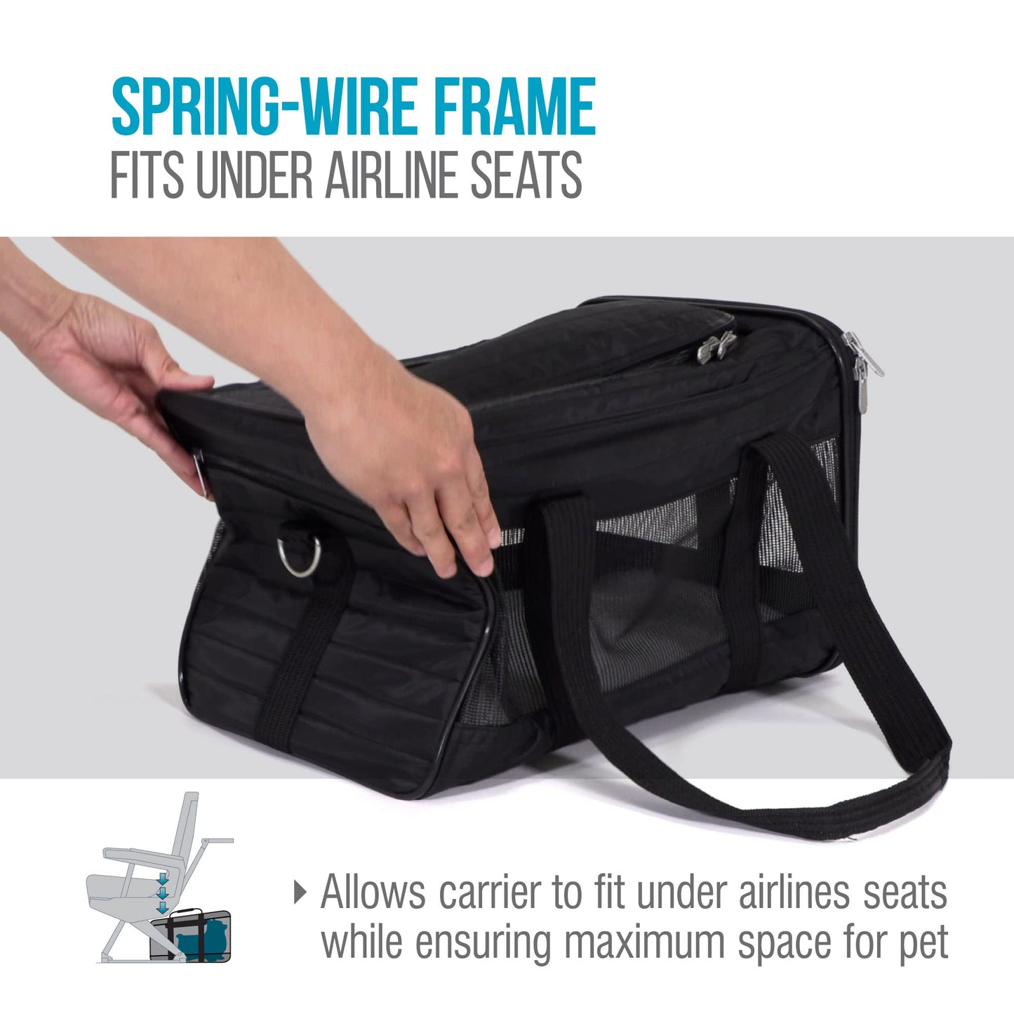 Sherpa Original Deluxe Travel Pet Carrier, Airline Approved The Dachshund Zone