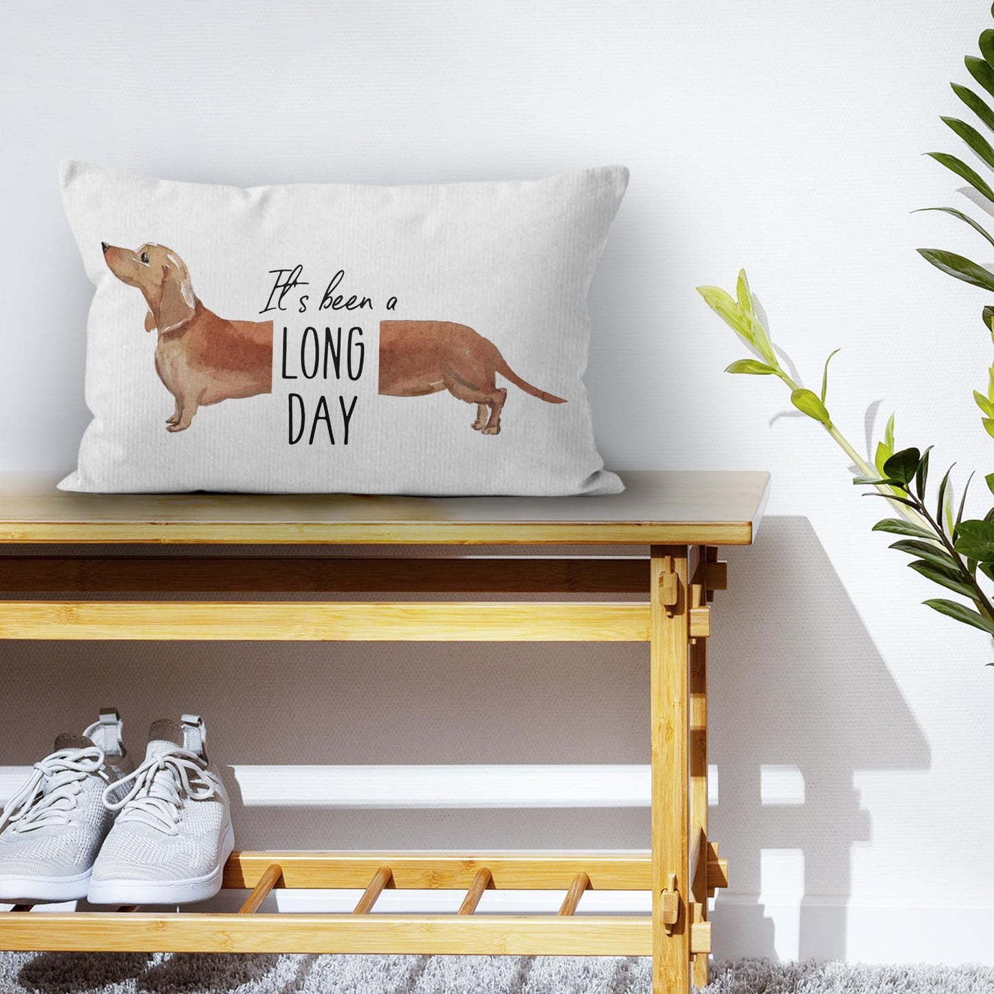 It's Been A Long Day Pet Dog Dachshund Decorative Pillowcase The Dachshund Zone