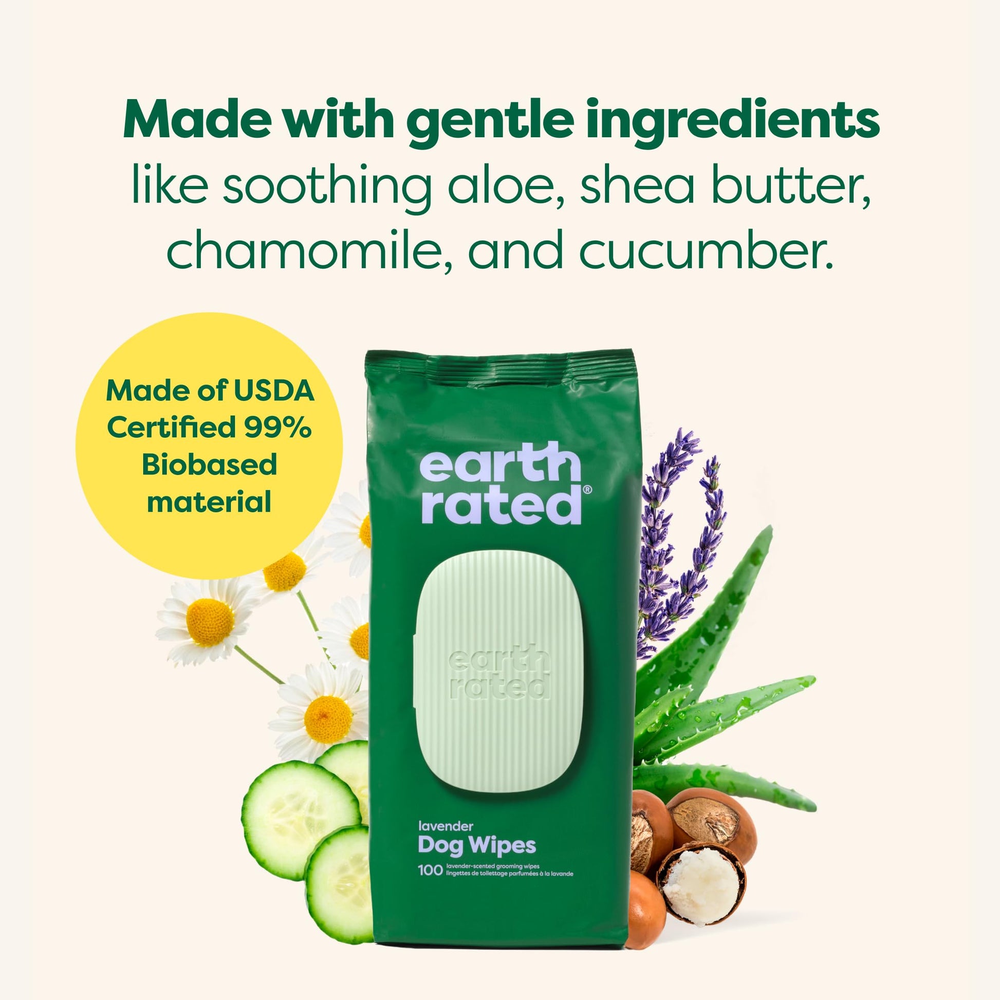 Earth Rated Dog Wipes, Hypoallergenic, Cleaning and Hydrating The Dachshund Zone