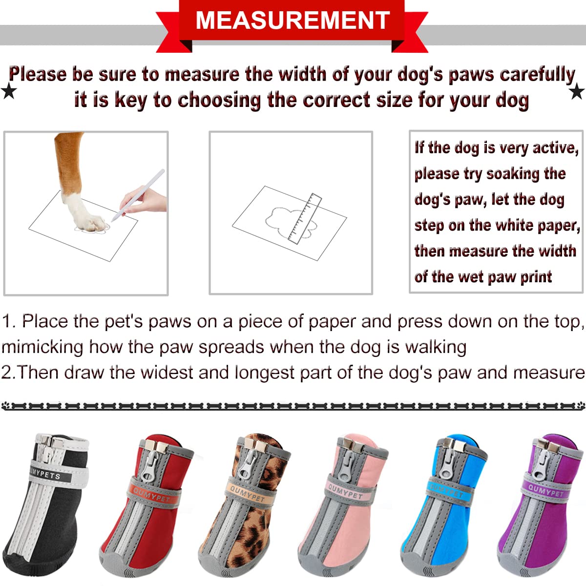 QUMY Dog Shoes for Small Dogs, Puppy Dog Boots & Paw Protectors The Dachshund Zone