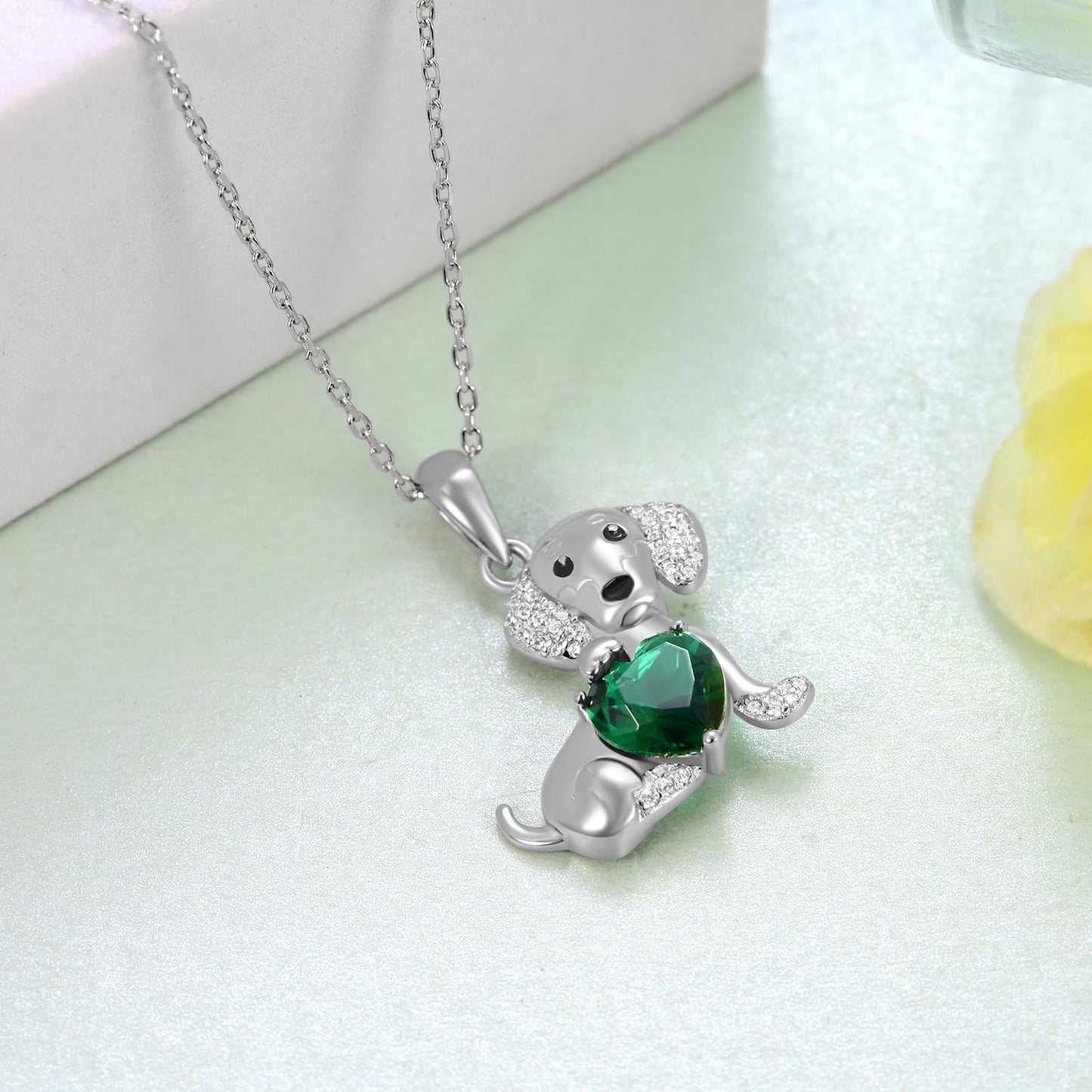 Sterling Silver Cute Dachshund Necklace The Dachshund Zone