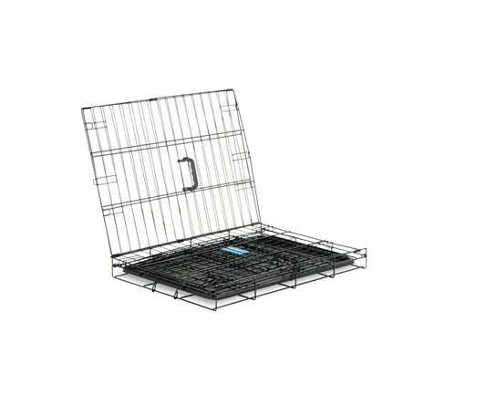 Carlson SECURE AND FOLDABLE Metal Dog Crate, Small, 24.0"L x 18.0"W x 19.0"H The Dachshund Zone