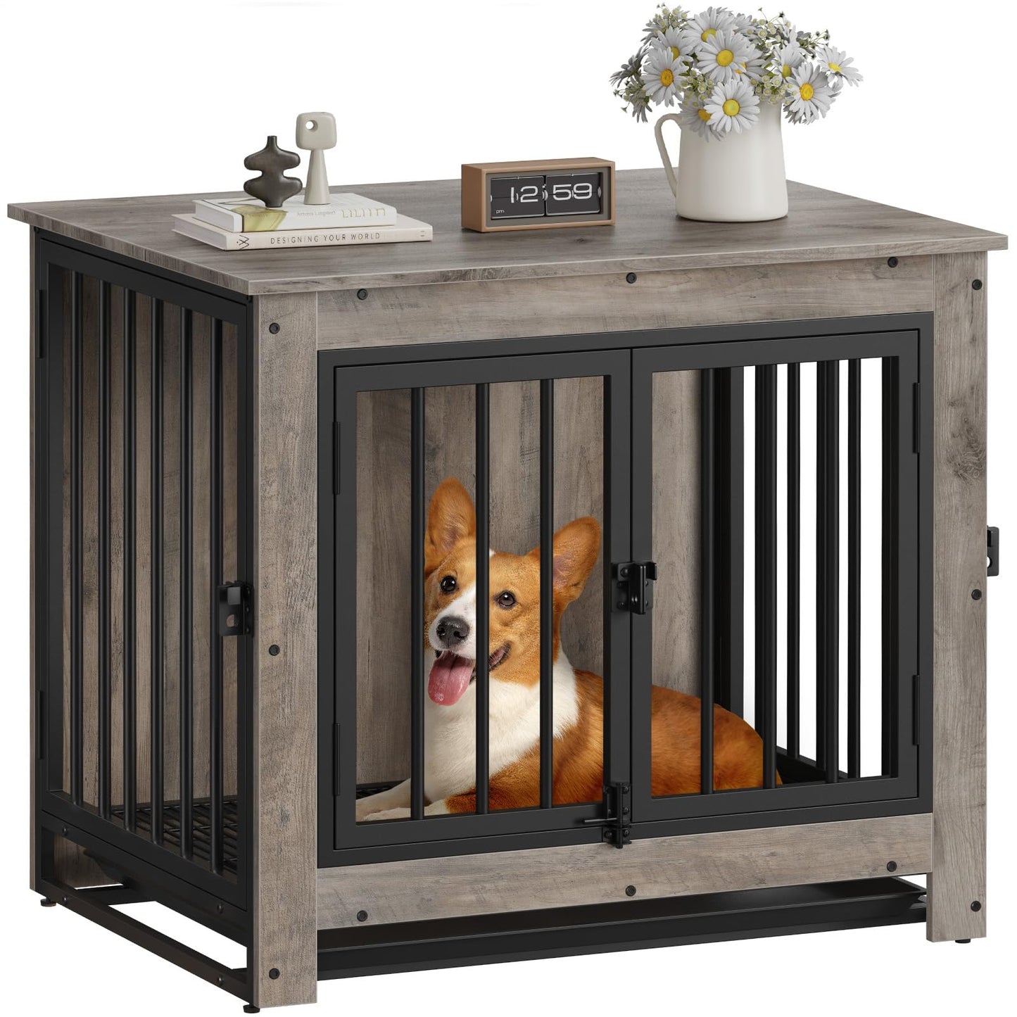 Dog Crate Furniture, Dog Crate End Table The Dachshund Zone