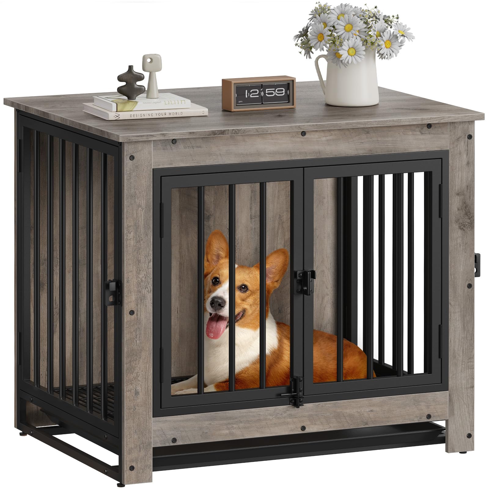 Dog Crate Furniture, Dog Crate End Table The Dachshund Zone