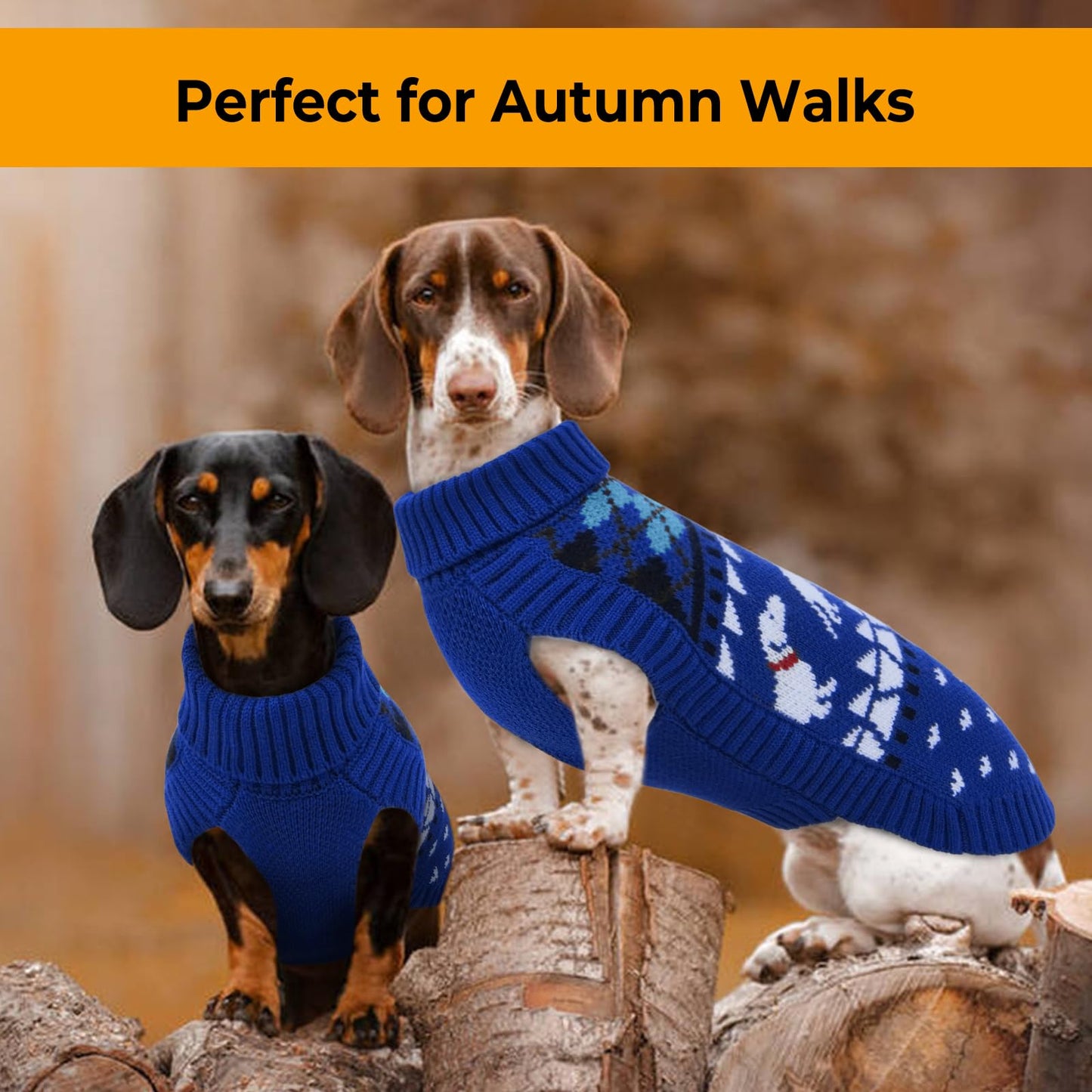 Leletail Dachshund Sweater, Turtleneck Dog Sweater The Dachshund Zone
