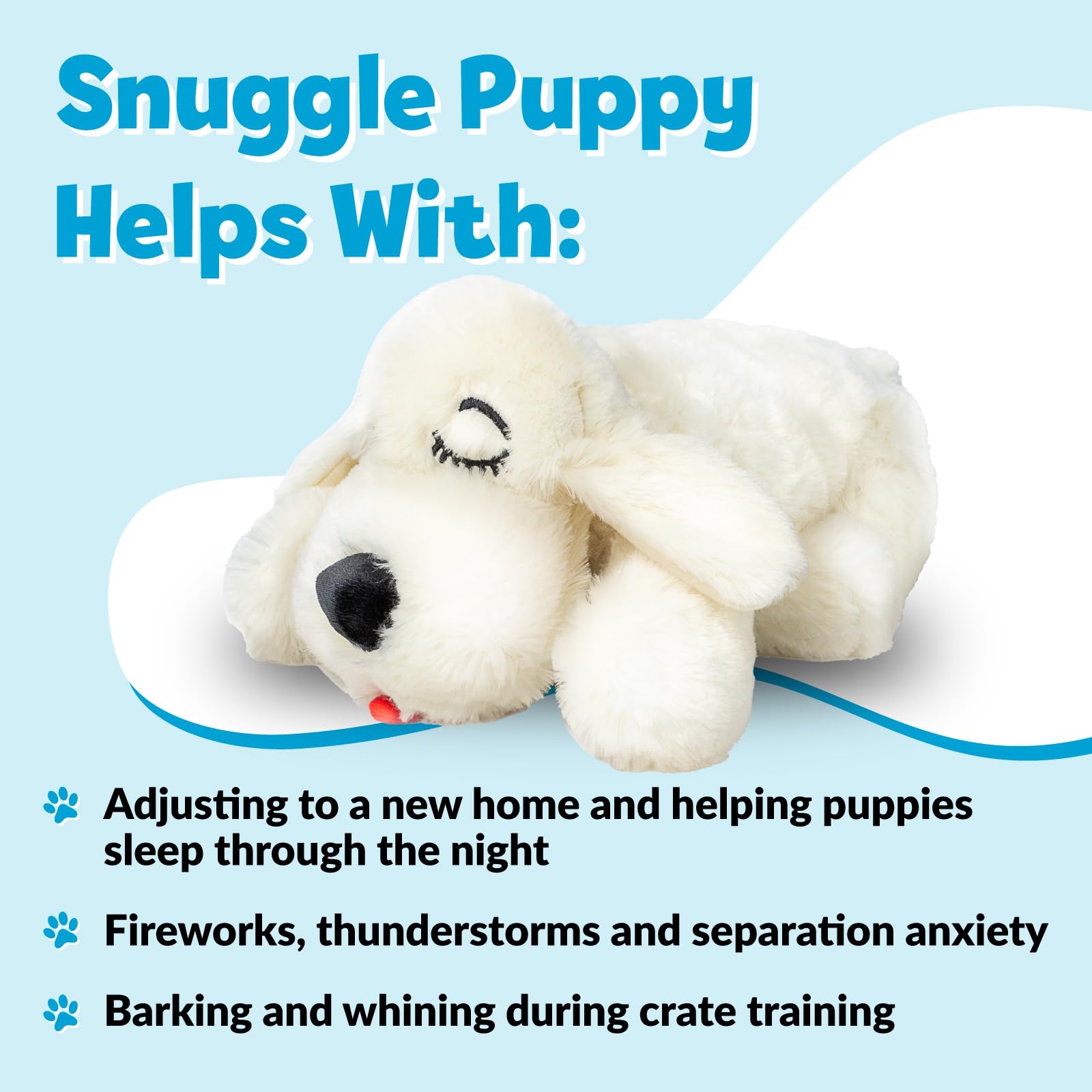 Original Snuggle Puppy Heartbeat Puppy for Dogs - Pet Anxiety Relief The Dachshund Zone