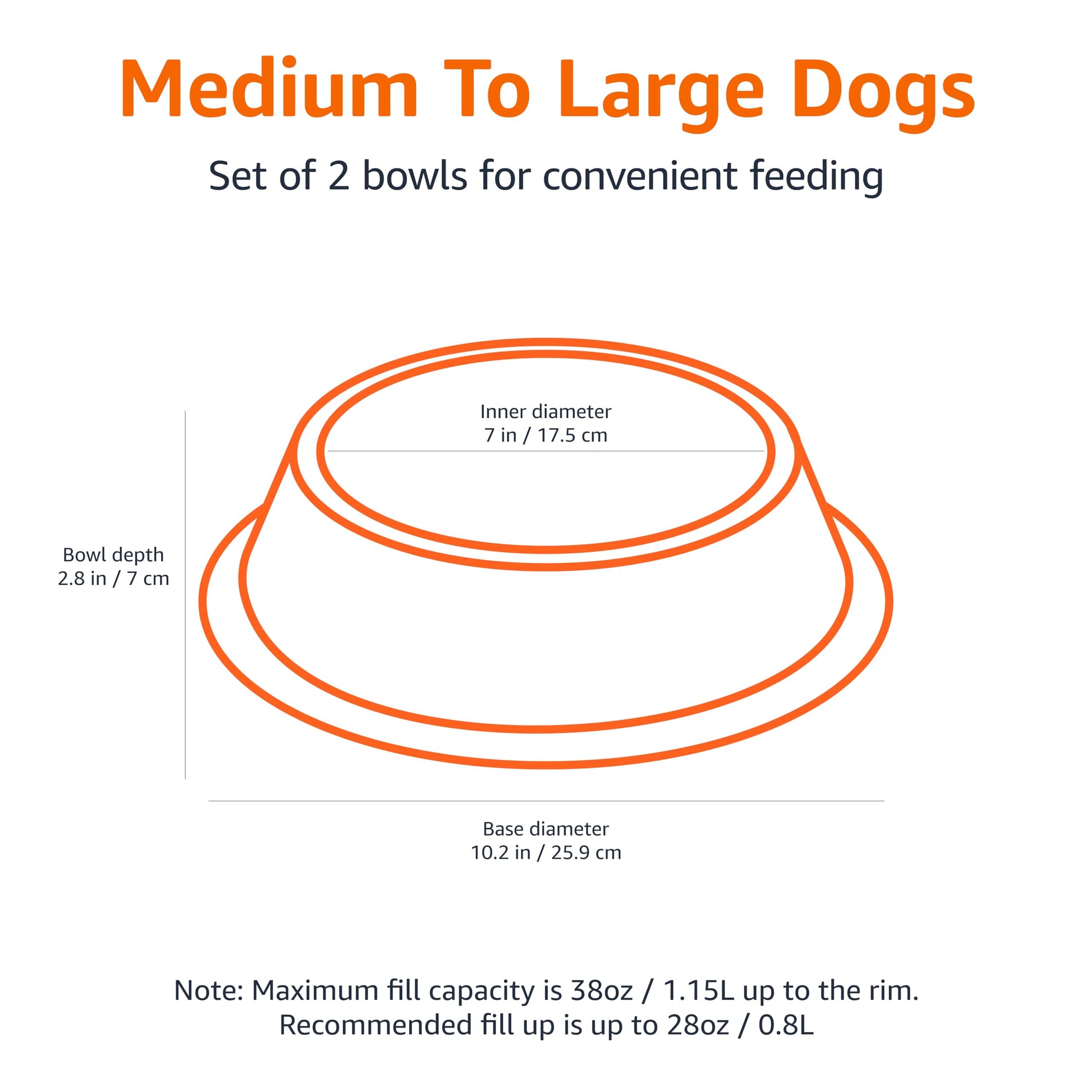 Amazon Basics Stainless Steel Non-Skid Pet Dog Water And Food Bowl The Dachshund Zone