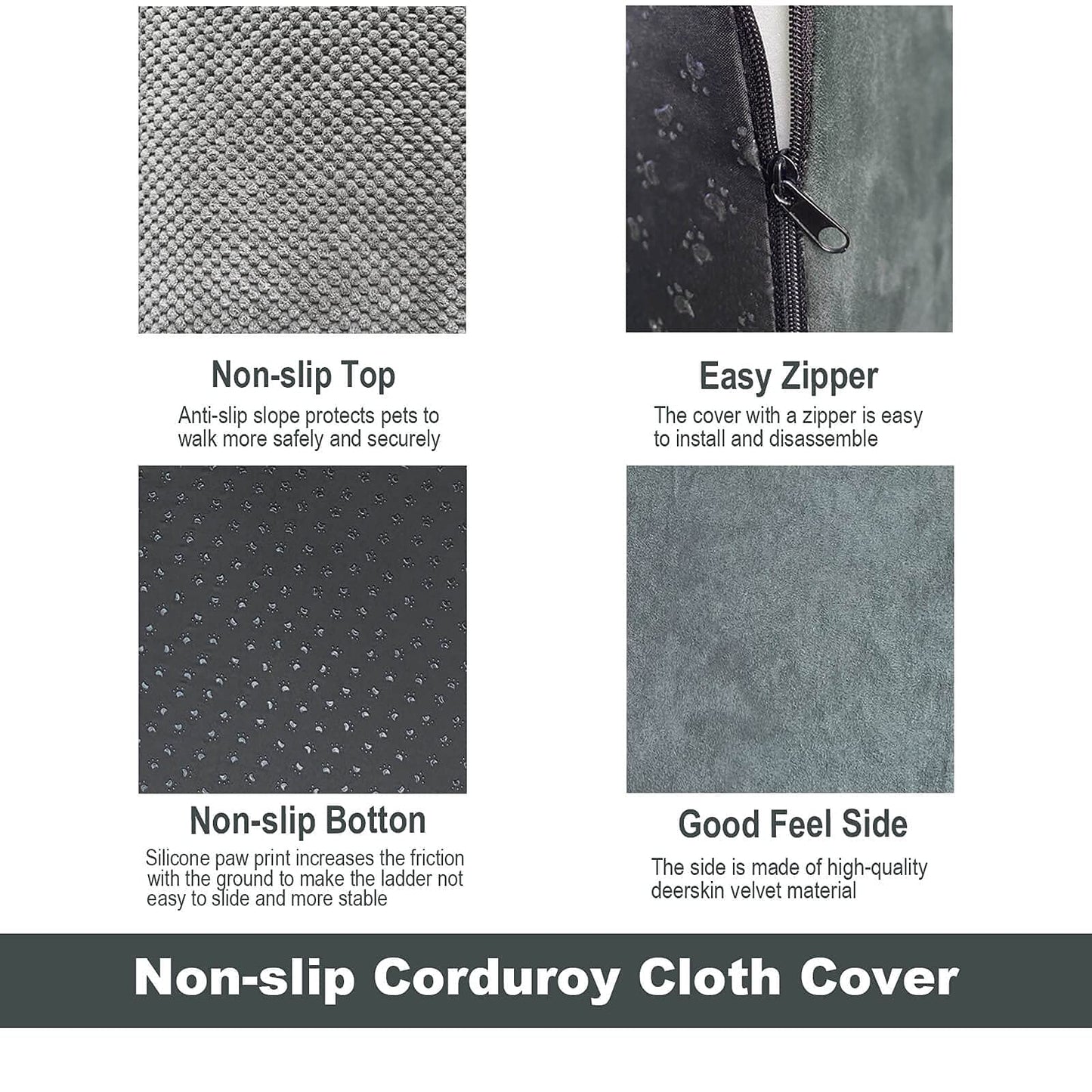 3 Steps High Density Foam Dog Stairs Ramps The Dachshund Zone