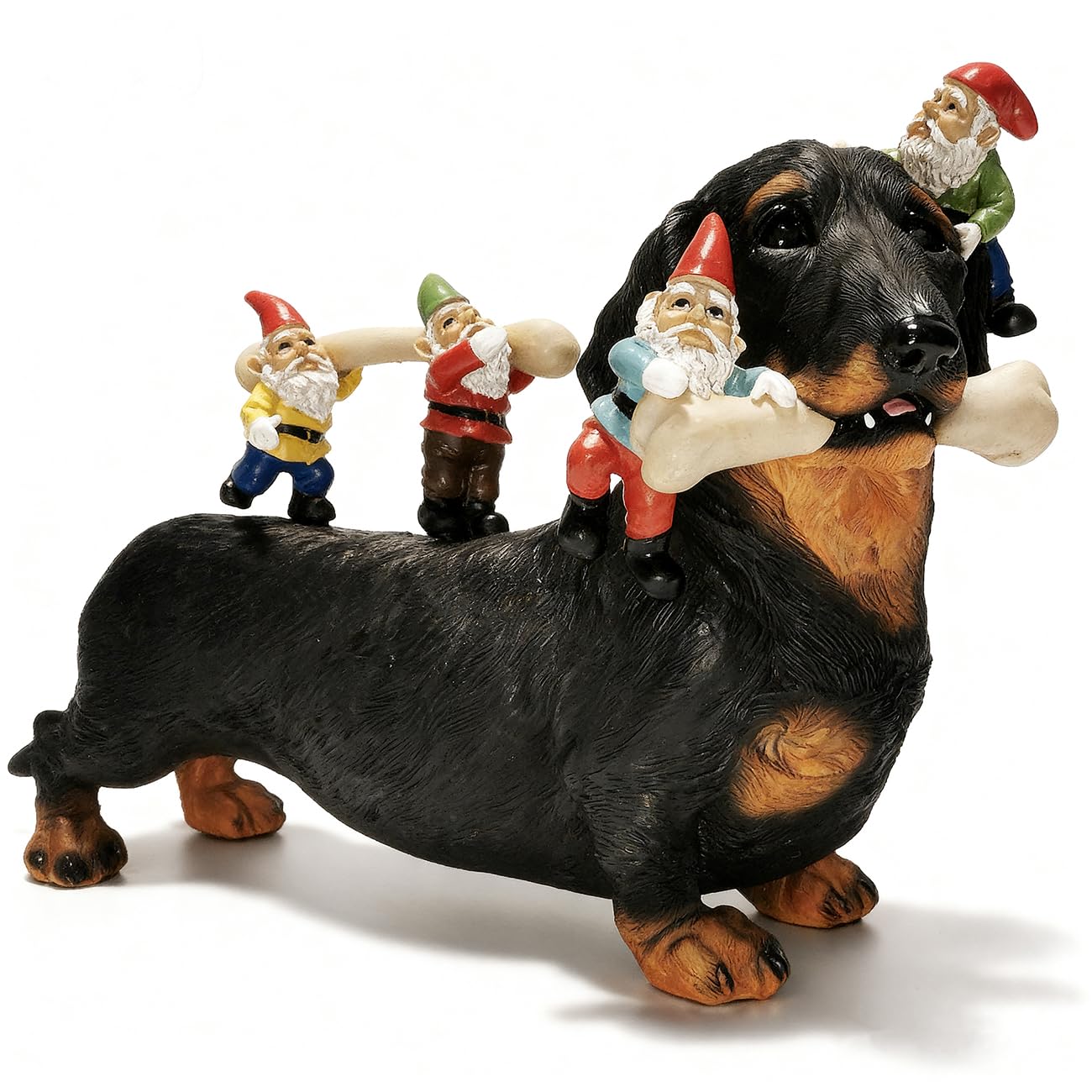 Sunthus Dachshund Garden Gnomes Statues Outdoor Funny Decorations Yard Weiner Decor The Dachshund Zone
