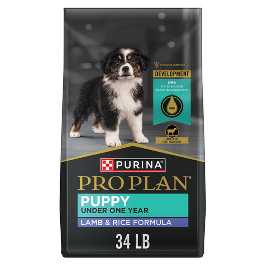 Purina Pro Plan High Protein Puppy Food DHA Lamb & Rice Formula - 34 lb. Bag The Dachshund Zone