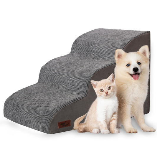 Aodisman 3-Step Dog Ramp and Stairs for Sofa and Chair The Dachshund Zone