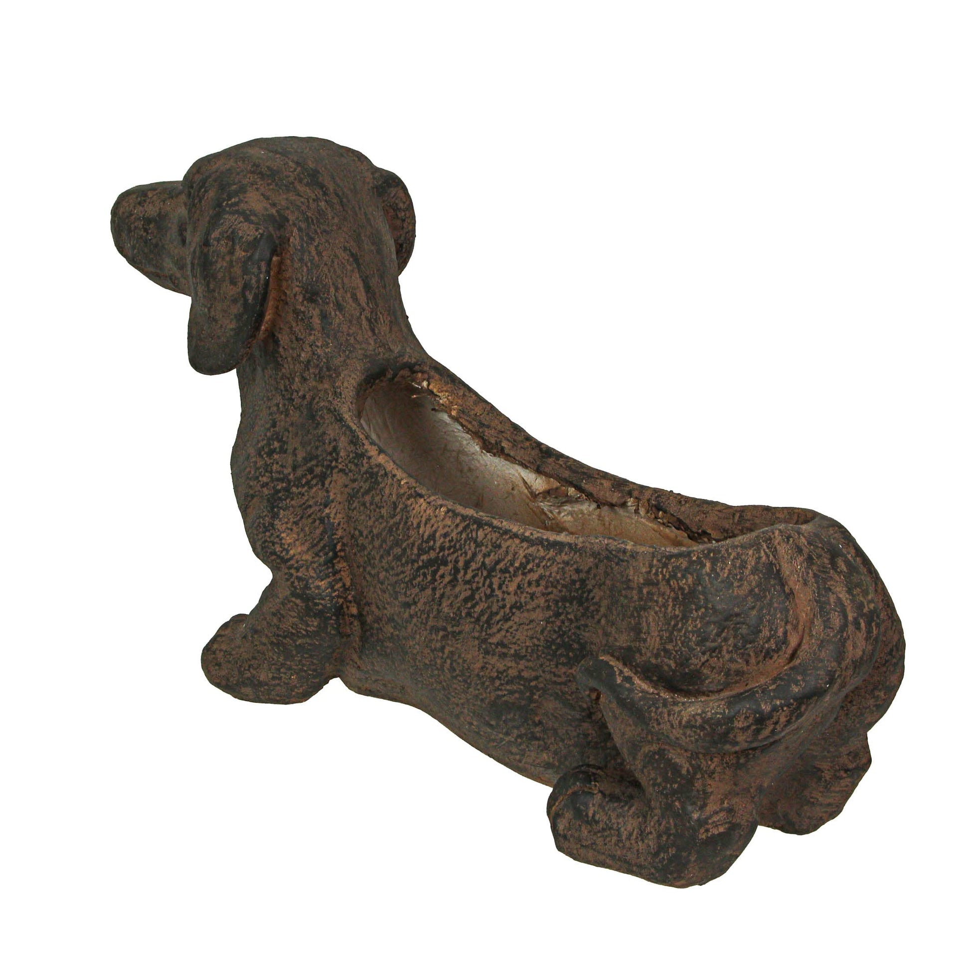 Whimsical Dachshund Dog Resin Planter The Dachshund Zone