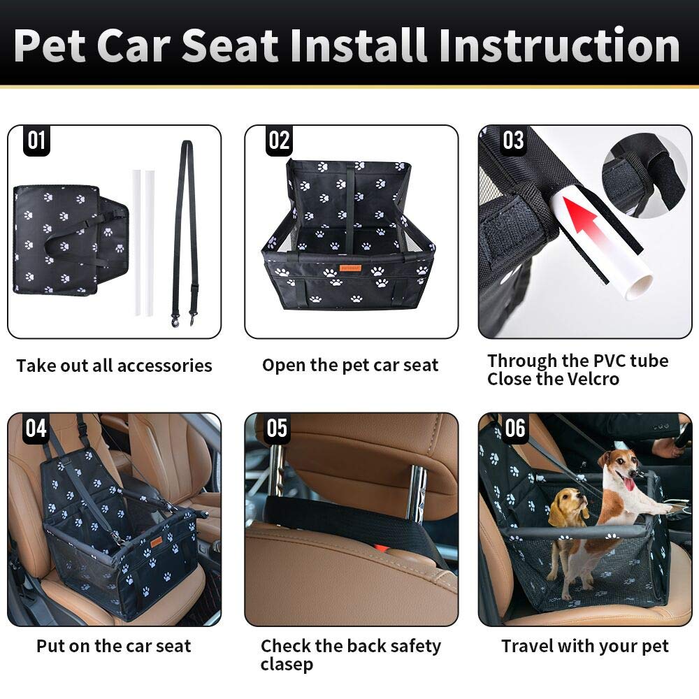 Dog Car Seat Puppy Portable Pet Booster Seat The Dachshund Zone