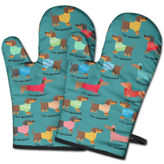 Dachshund Oven Mitts for Dachshund Lover The Dachshund Zone