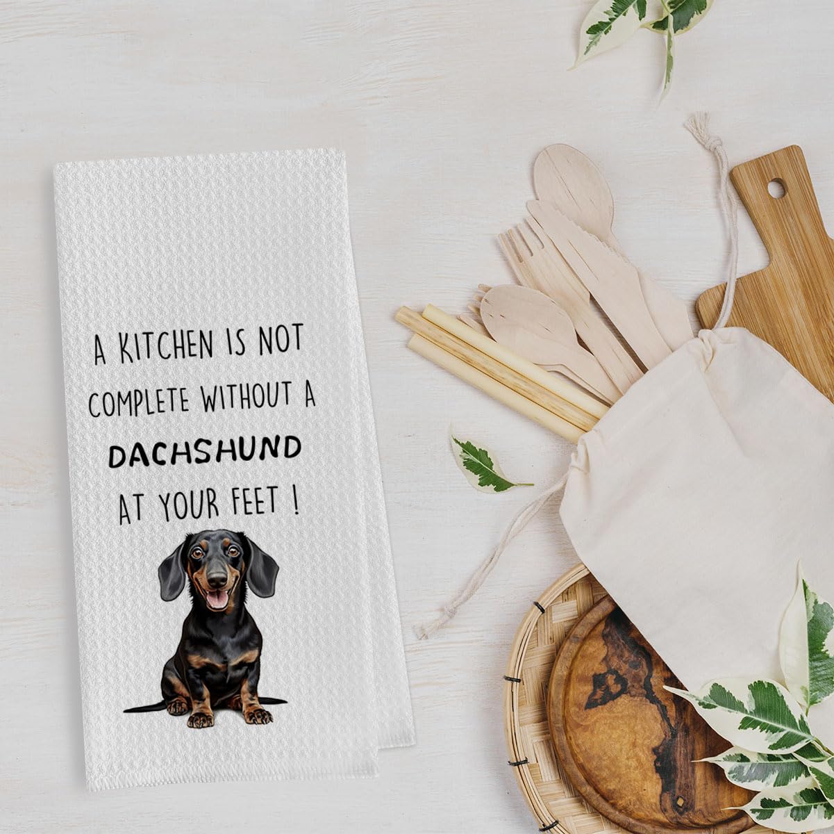 Funny Dachshund Dish Towels Set The Dachshund Zone