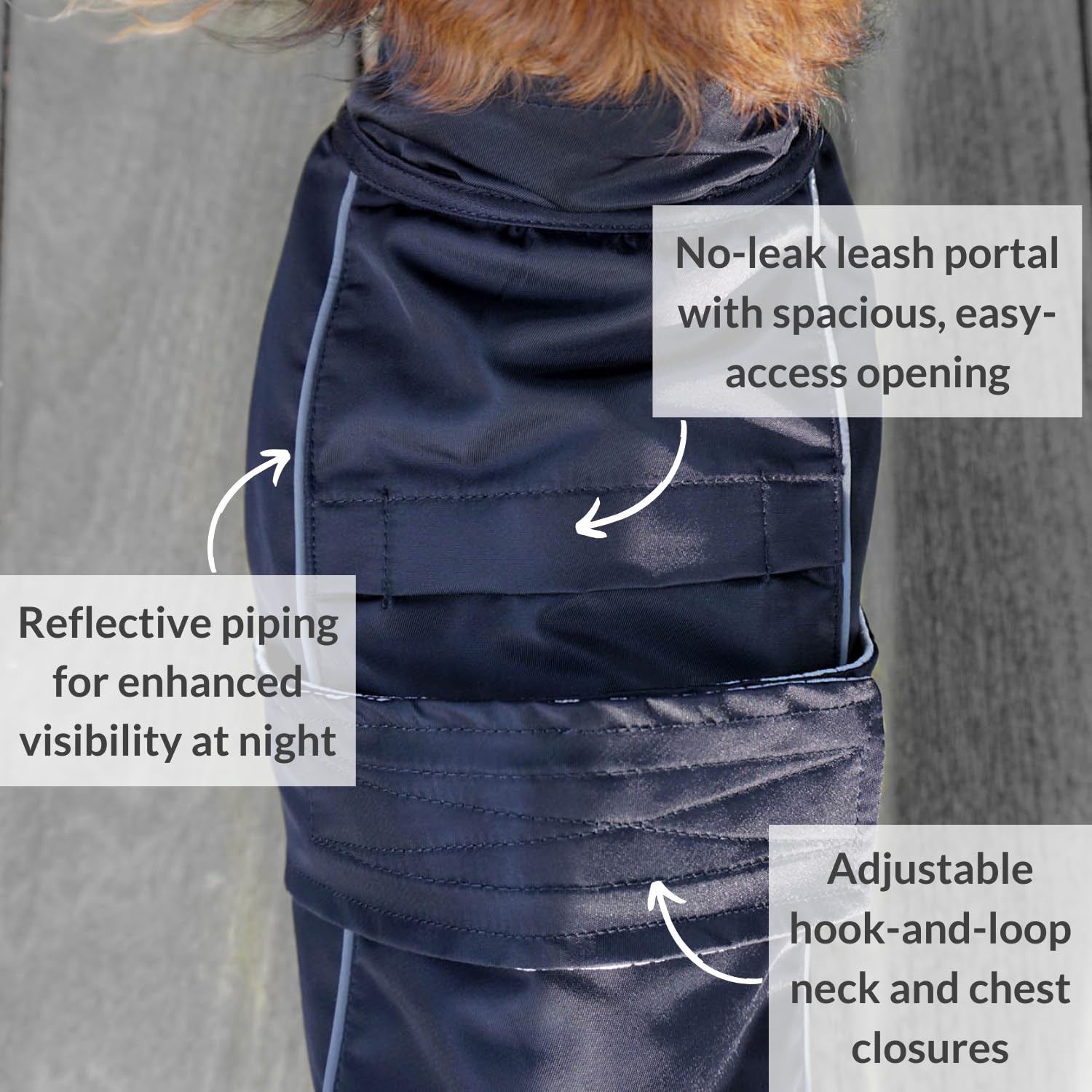 DJANGO Dog Jacket & Raincoat – Lightweight Water-Resistant Coat for Long Dogs The Dachshund Zone