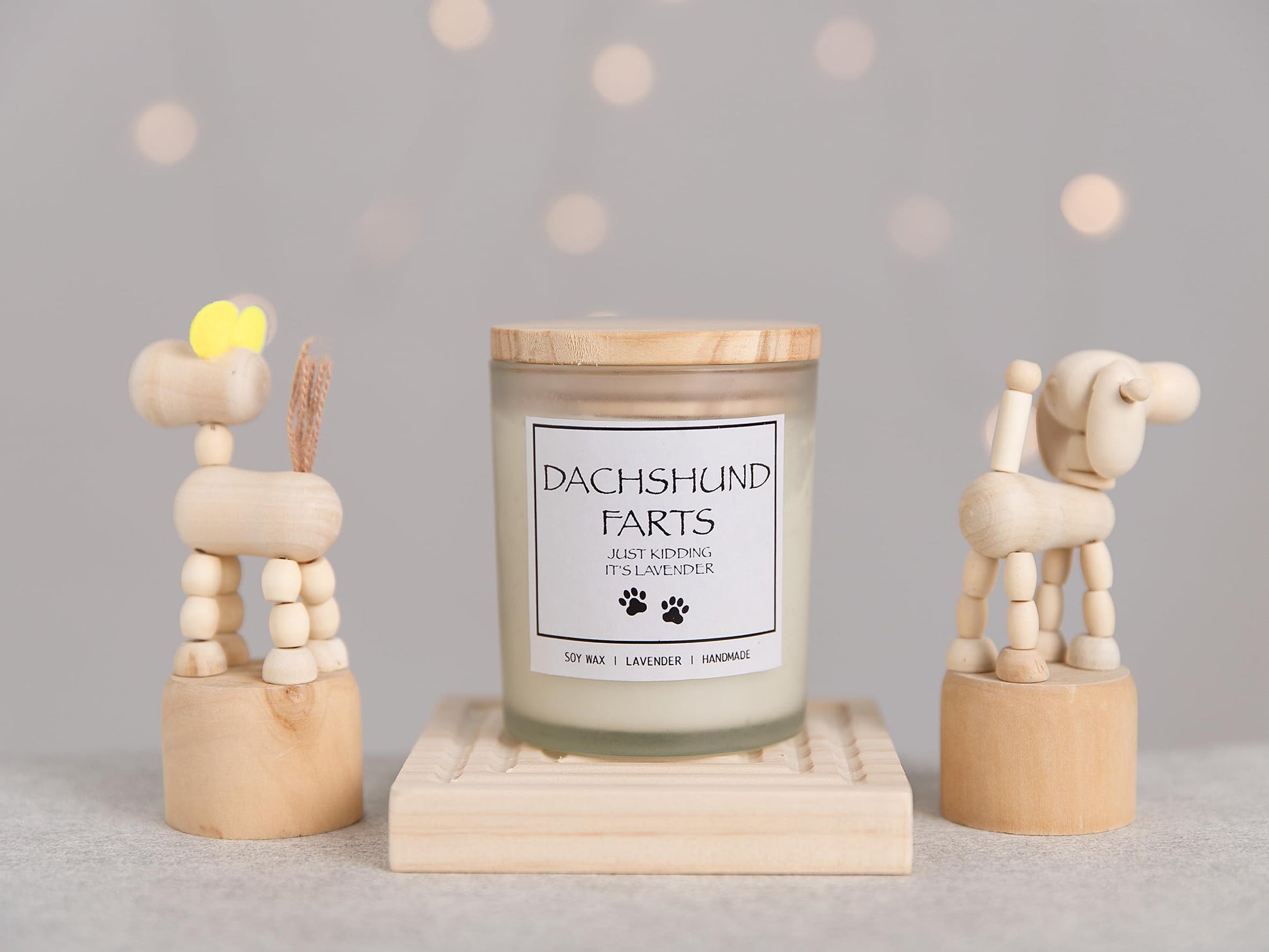 CANDLES-SCENTED Dachshund Decor,Weiner Dog Gifts The Dachshund Zone